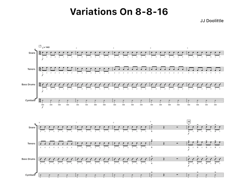 Variations On 8-8-16